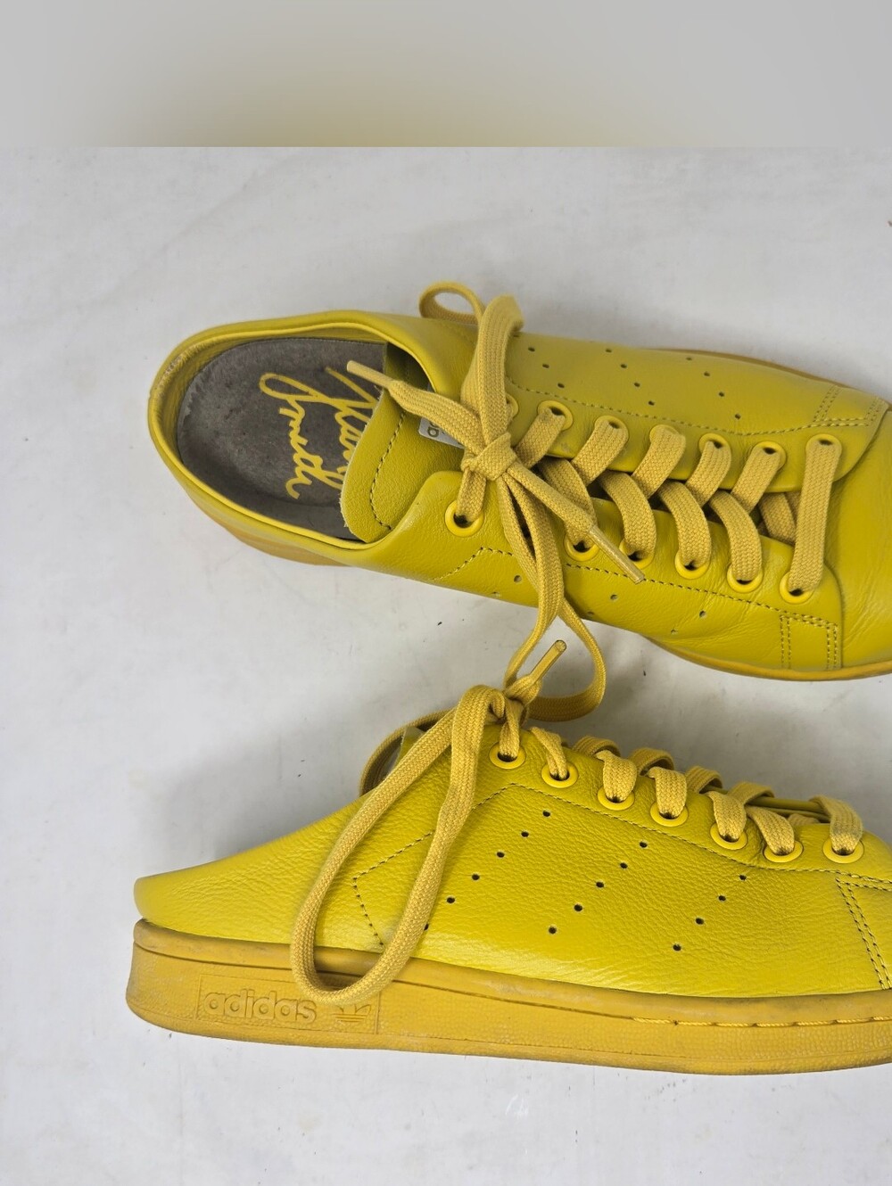 Adidas Stan Smith Slip on Backless Mule Lace Up Sneakers Men's Size 6 1/2